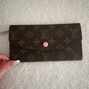 LV Pink Emilie Wallet
